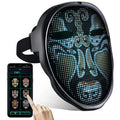 Smart LED Halloween Maske, Bluetooth APP, personalisierbar, wiederaufladbar