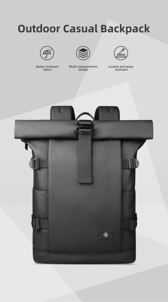 kaufsy | Erweiterbarer Outdoor-Rucksack mit großem Volumen & Laptopfach