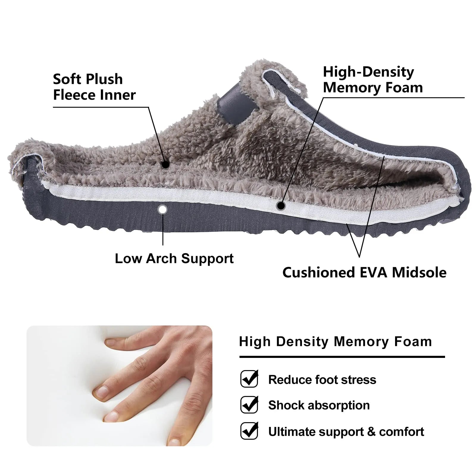 Gem Winter Clogs | Wasserdichte und bequeme Hausschuhe für den Winter