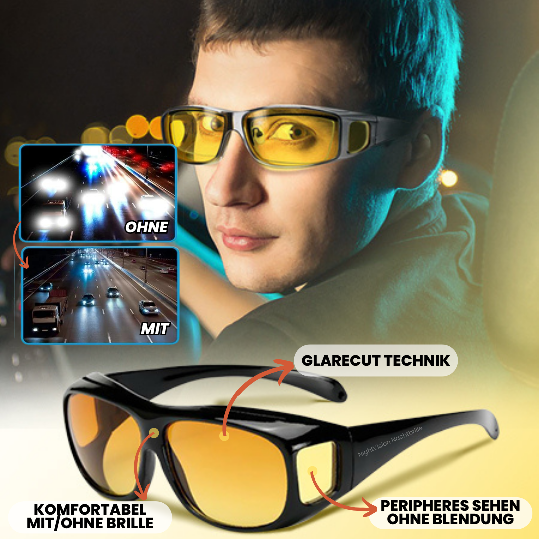 (1 + 1 Gratis) NightVision Nachtbrille für bessere Sicht