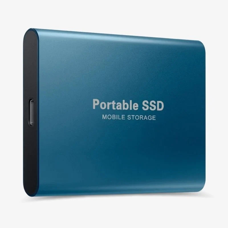 Externe SSD Festplatte – Aluminium-Gehäuse, Tragbarer Speicher