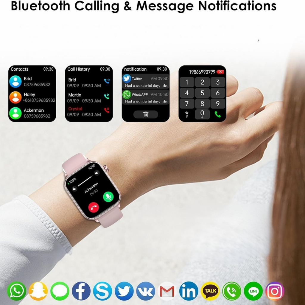 Smartwatch mit ECG, Fitness- & Alltagsfunktionen