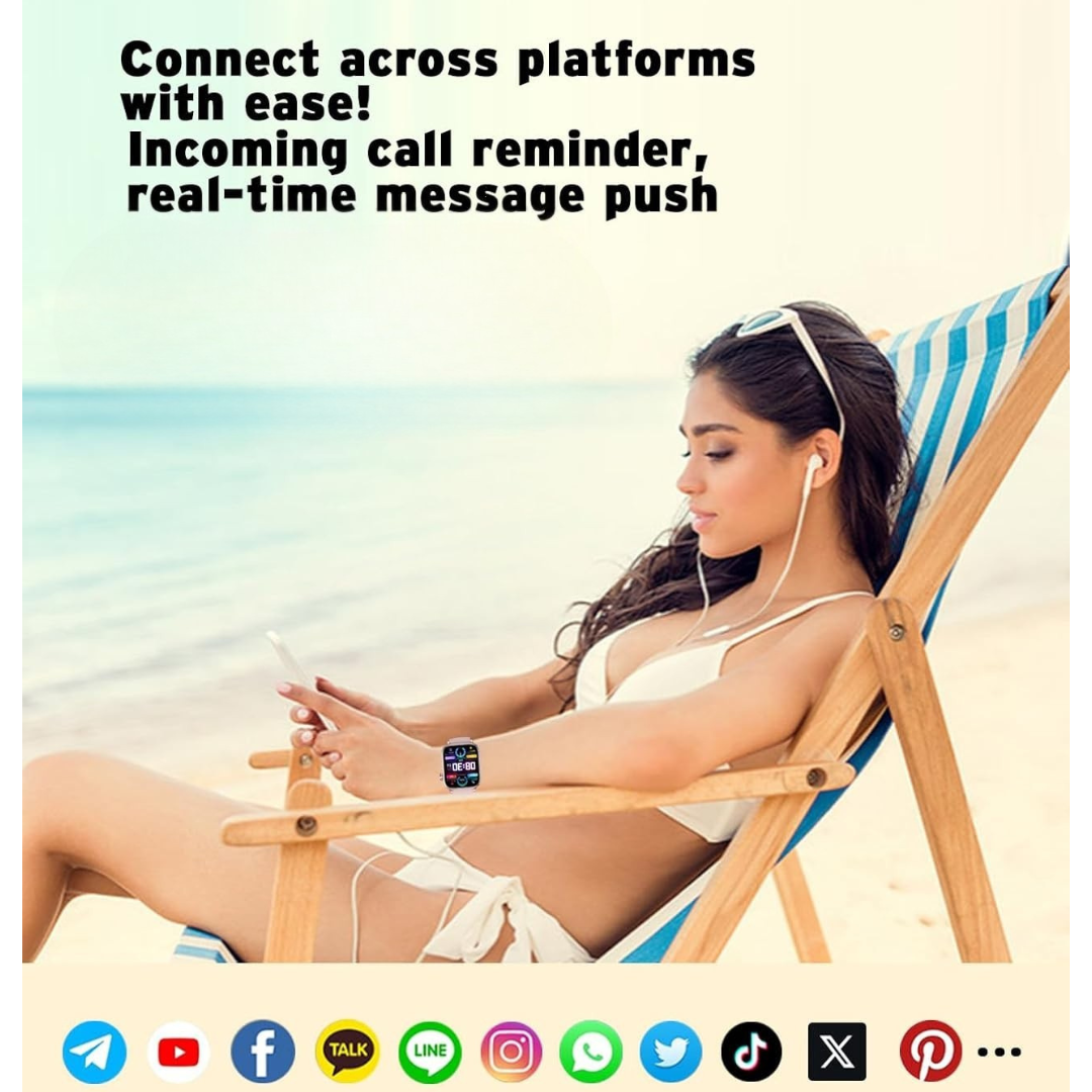 Smartwatch mit ECG, Fitness- & Alltagsfunktionen