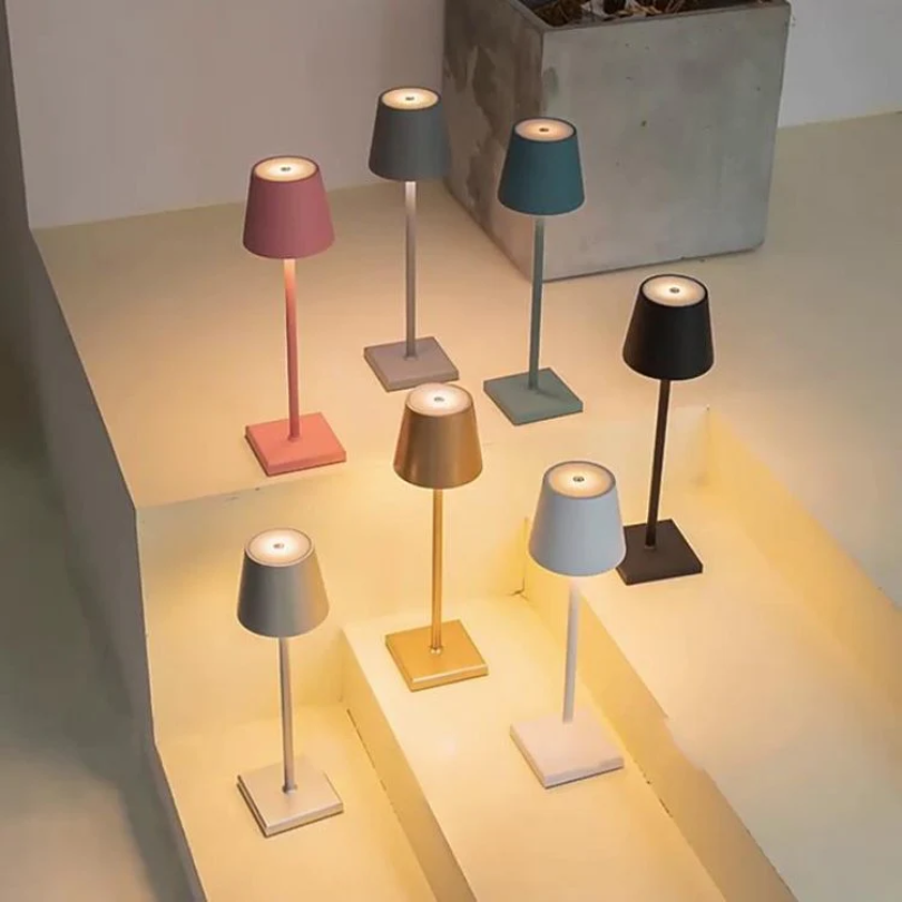 LumiFlex – LED-Tischlampe kabellos dimmbar & wiederaufladbar – Zuhause & Büro