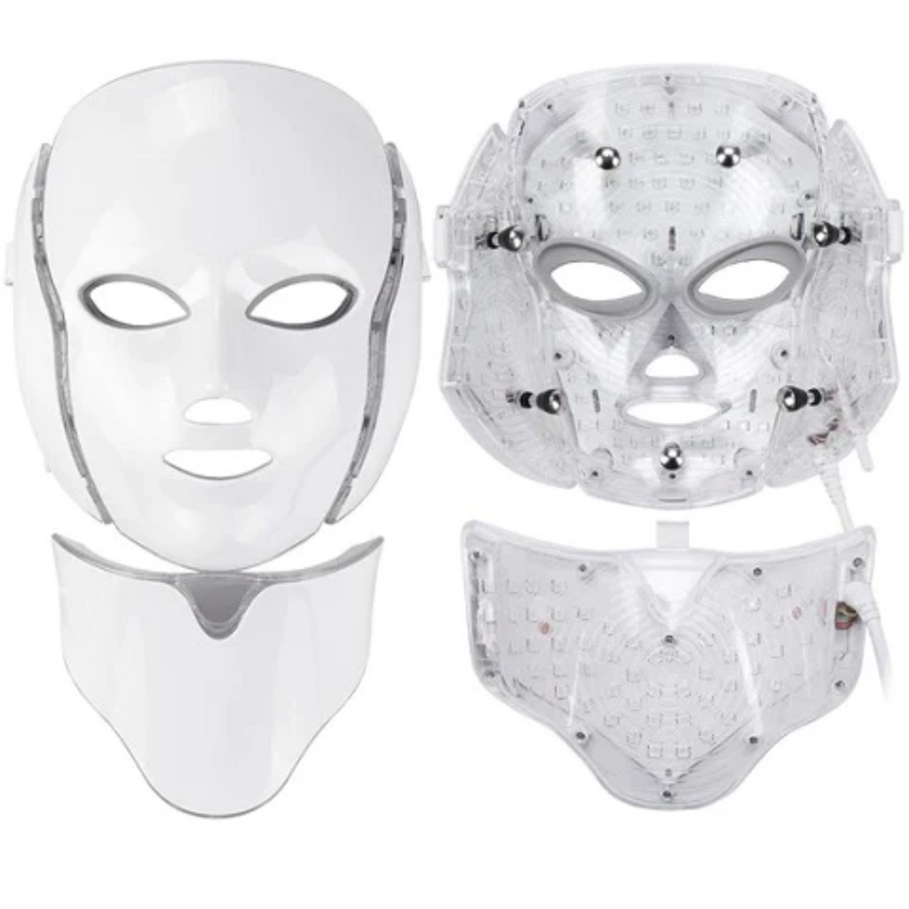 kaufsy | 7 Farben LED Photon Lichttherapie Maske - Gesichts- und Halsbehandlung