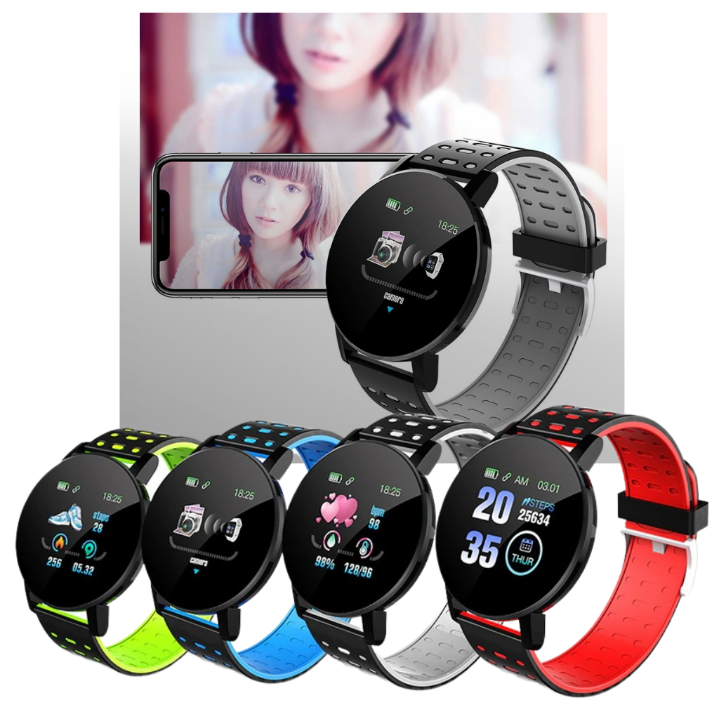Smartwatch wasserdicht, Fitness Tracker, Aktivitätsüberwachung