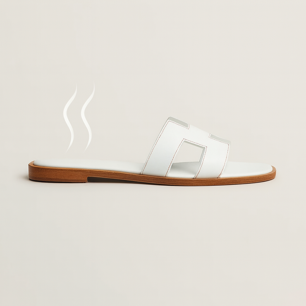 Damen Slip-On Sandalen, flach, bequem, Sommer Schuhe