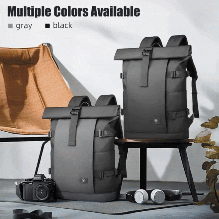 kaufsy | Erweiterbarer Outdoor-Rucksack mit großem Volumen & Laptopfach