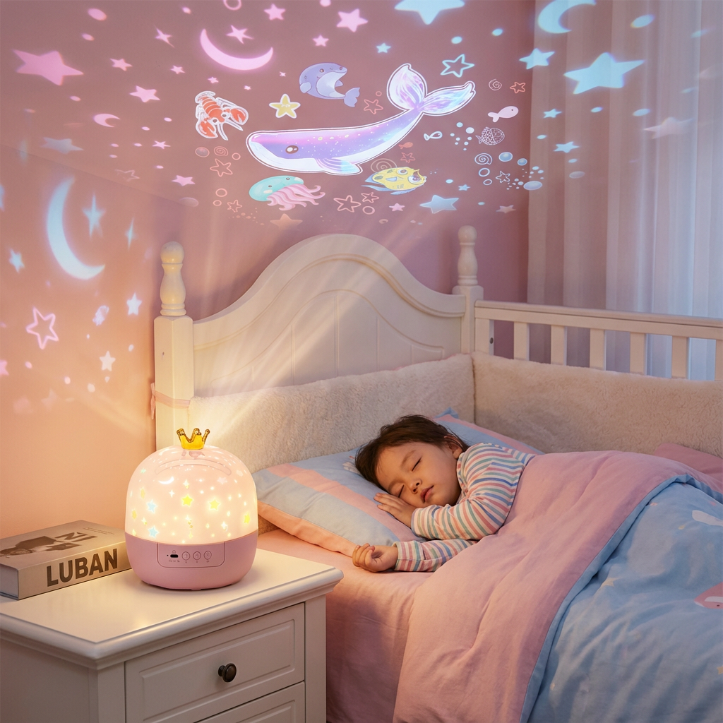 2in1 Kinder Nachtlicht und Projektor