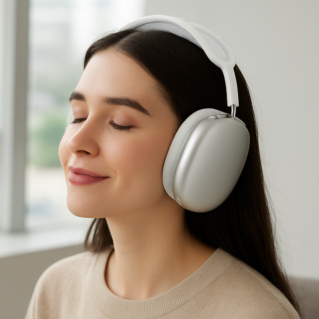 Over-Ear kabellose Kopfhörer, Noise Cancelling, komfortabel