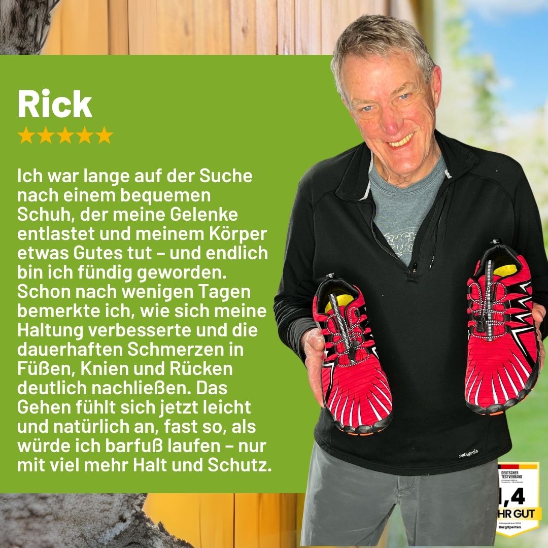 AeroX Pro - ergonomischer schmerzlindernder Barfußschuh - Sonderaktion 1+2 Gratis