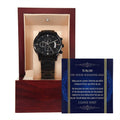 Sohn Hochzeit – Be My Son – Metall-Chronographenuhr