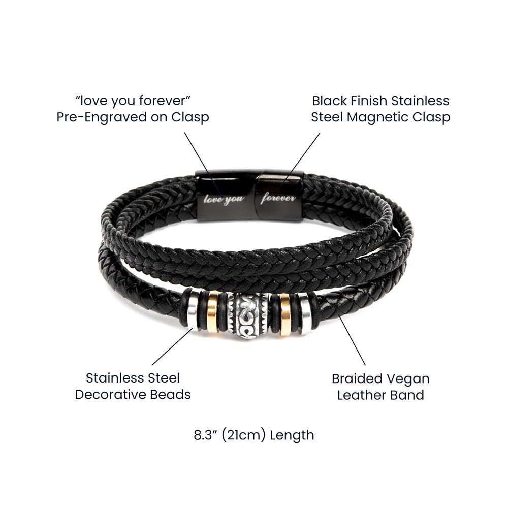 Für meinen Sohn – Ewige Liebe – Armband