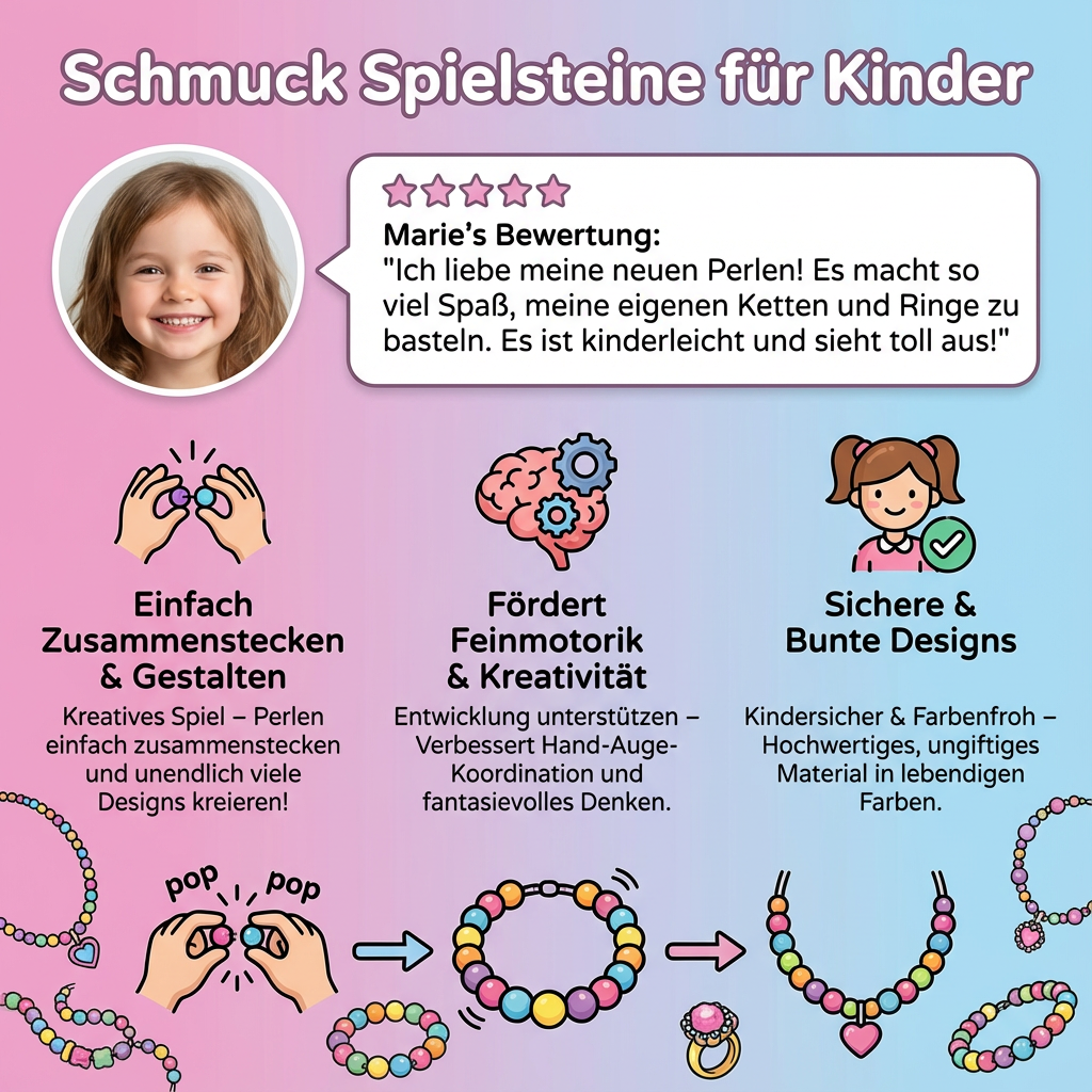Schmuck Spielsteine für Kinder