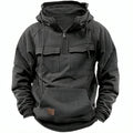 Nordberg – Herren Winter Hoodie mit Fleecefutter und Kapuze