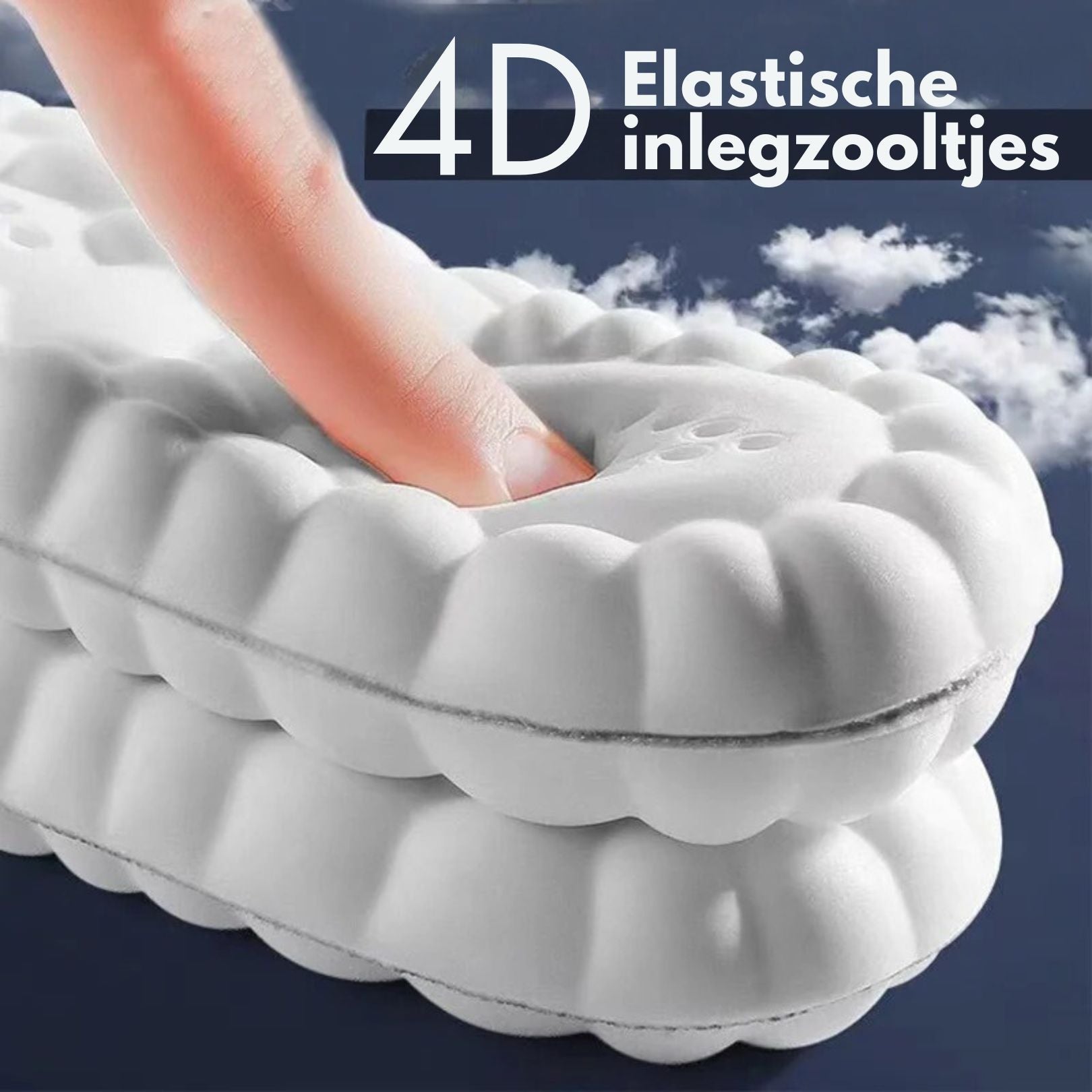 Cloudzool – Einlegesohlen 4D Dämpfung & Stütze – Alltag & Sport