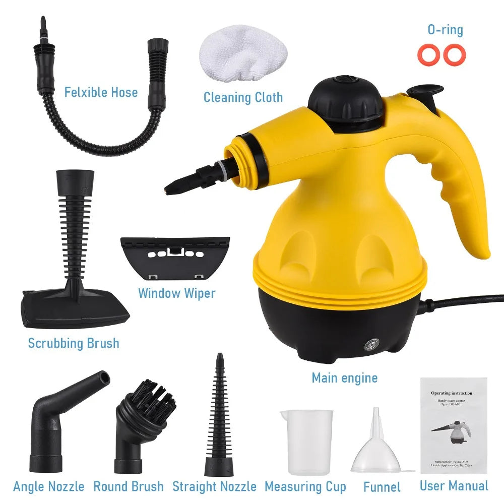 kaufsy | Handheld Dampfreiniger – Hochtemperatur Teppich- & Fahrzeug-Dampfreiniger