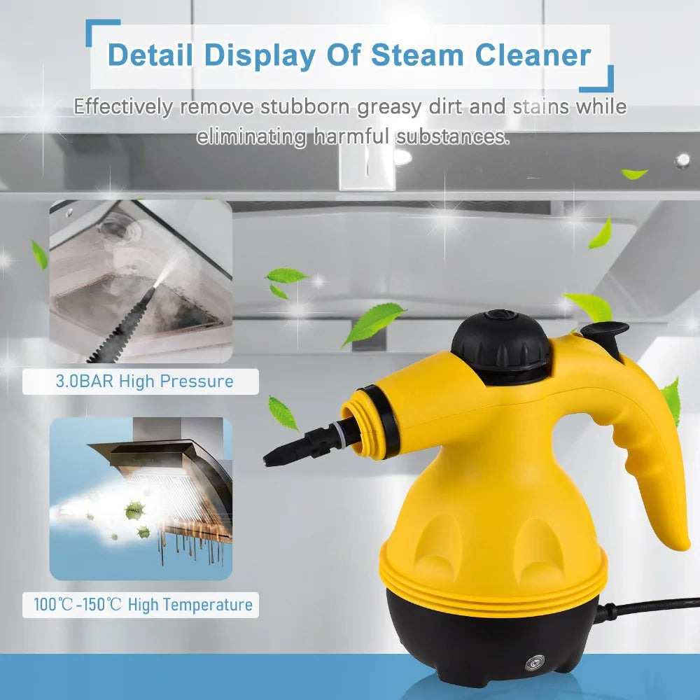 kaufsy | Handheld Dampfreiniger – Hochtemperatur Teppich- & Fahrzeug-Dampfreiniger