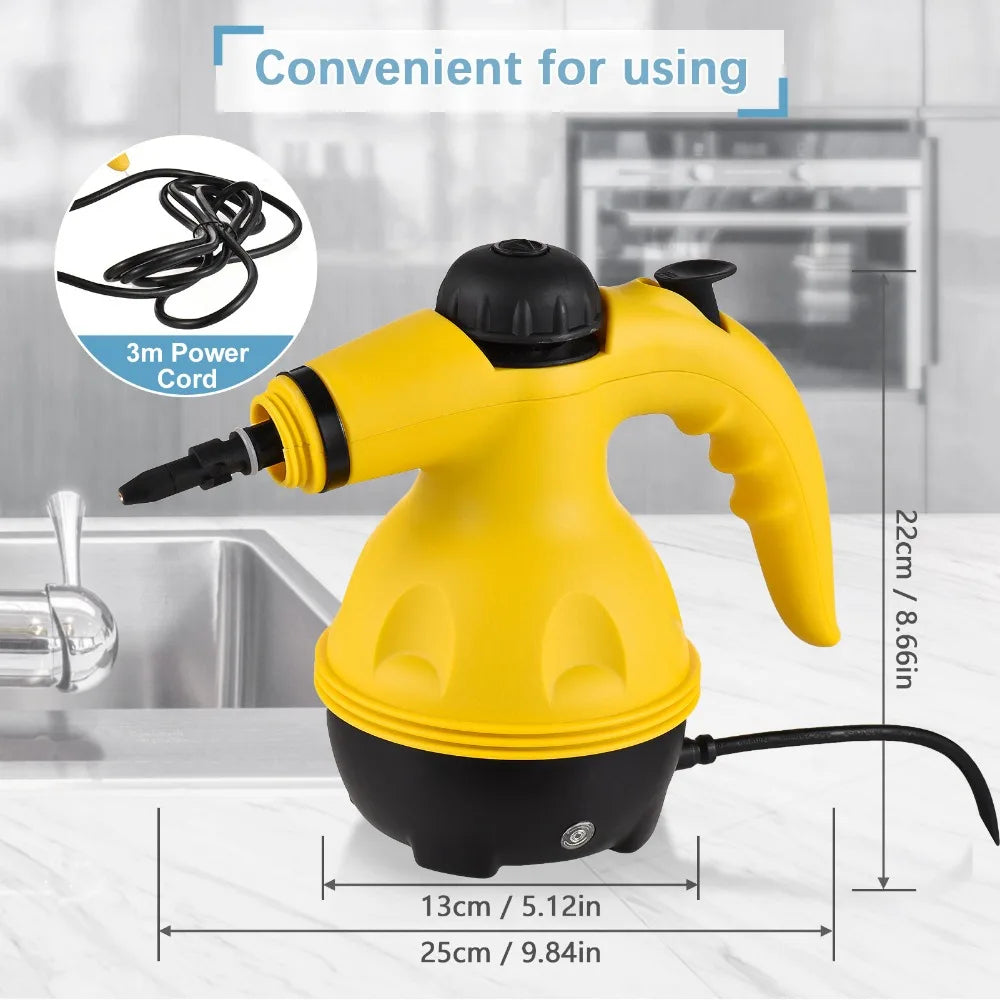 kaufsy | Handheld Dampfreiniger – Hochtemperatur Teppich- & Fahrzeug-Dampfreiniger