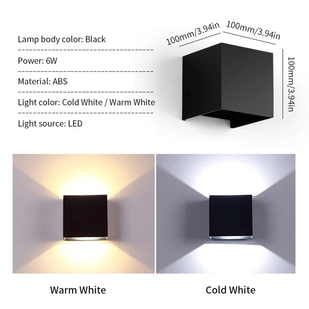 Drahtloses LED-Cube-Lichtset - Kabellos, energieeffizient und vielseitig