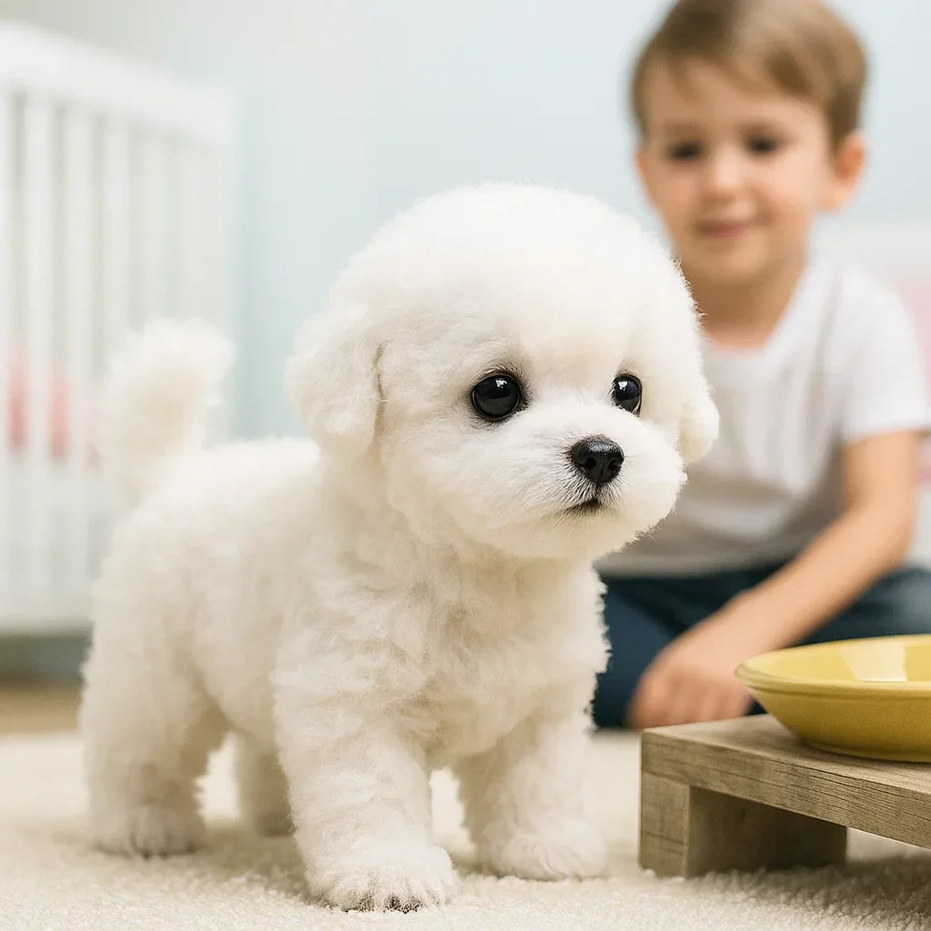 Roboter Welpe, realistisches interaktives Plüsch-Hundespielzeug