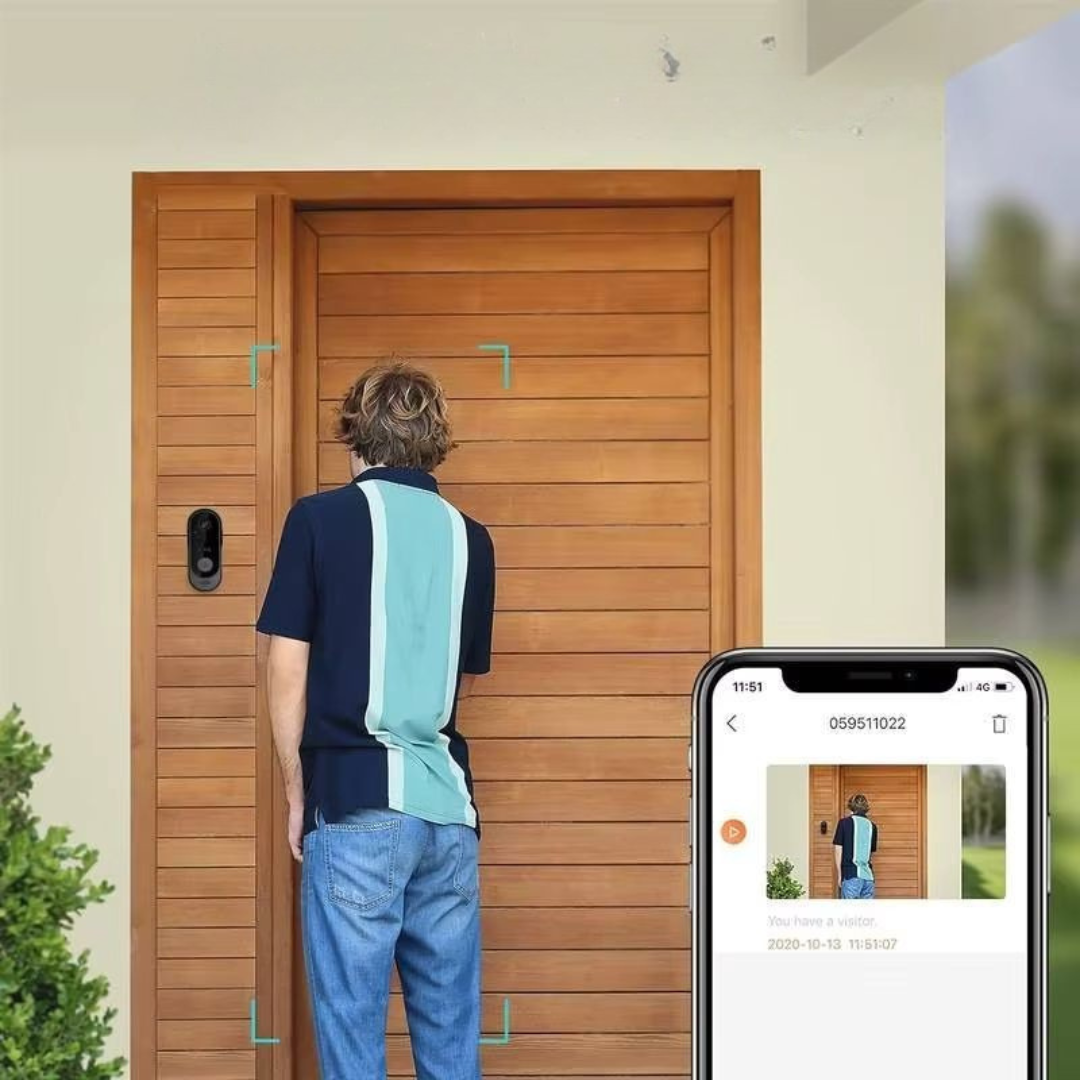 Kabellose Video-Türklingel, Zwei-Wege-Audio, WLAN
