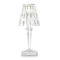 LumiVera – Kristall Tischlampe dekorativ modern warmweiß Licht E27