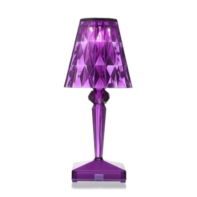 LumiVera – Kristall Tischlampe dekorativ modern warmweiß Licht E27