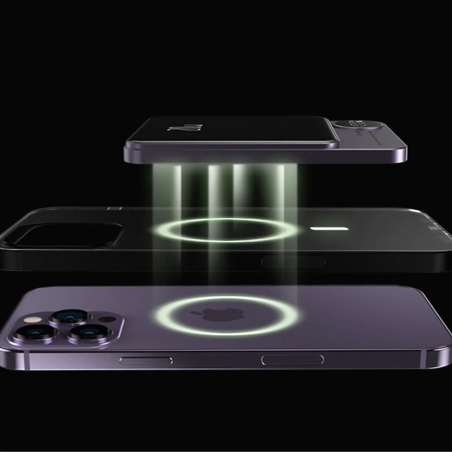 Powerbank Slim, kabelloses Magnet-Ladegerät, tragbar