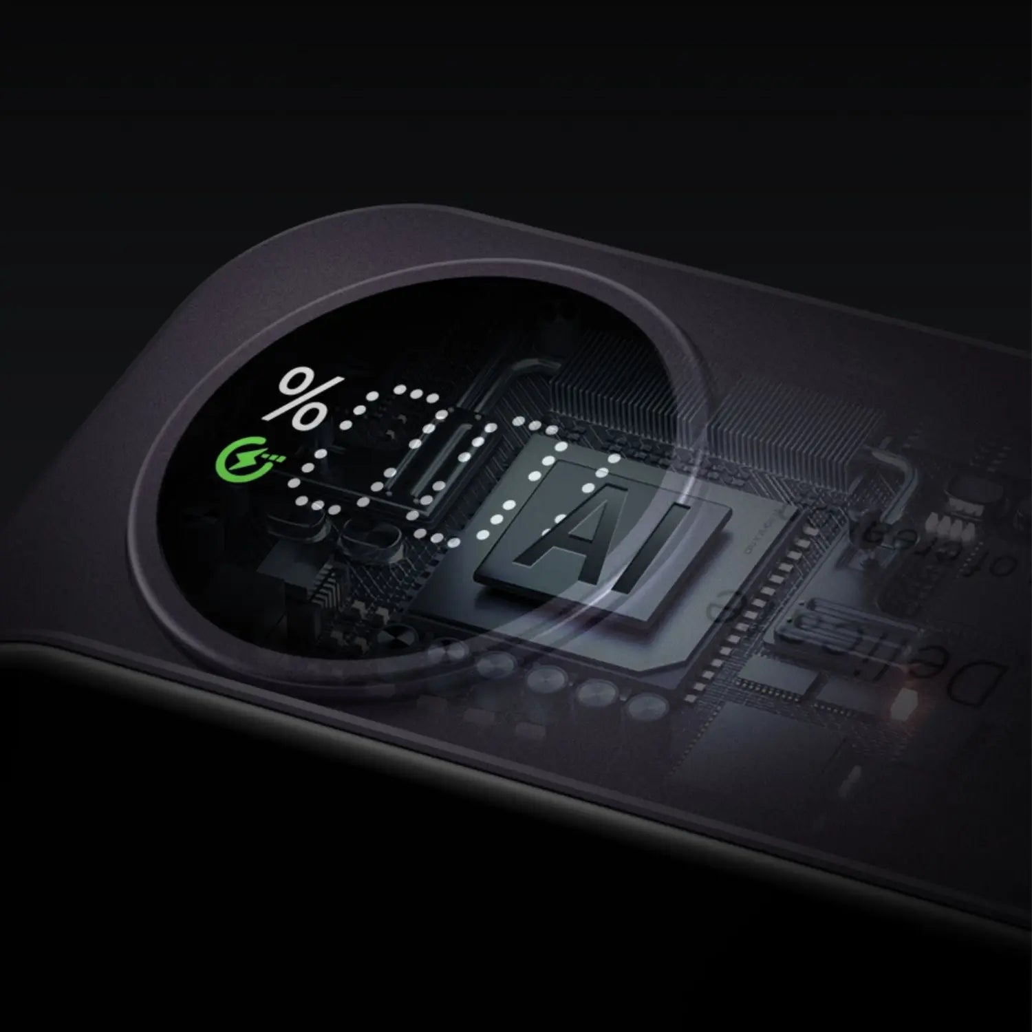 Powerbank Slim, kabelloses Magnet-Ladegerät, tragbar