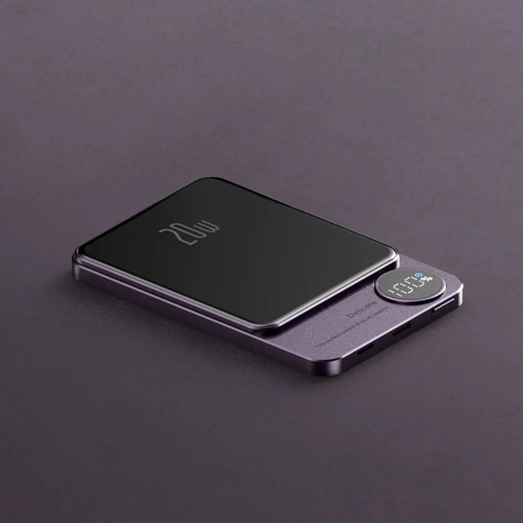 Powerbank Slim, kabelloses Magnet-Ladegerät, tragbar
