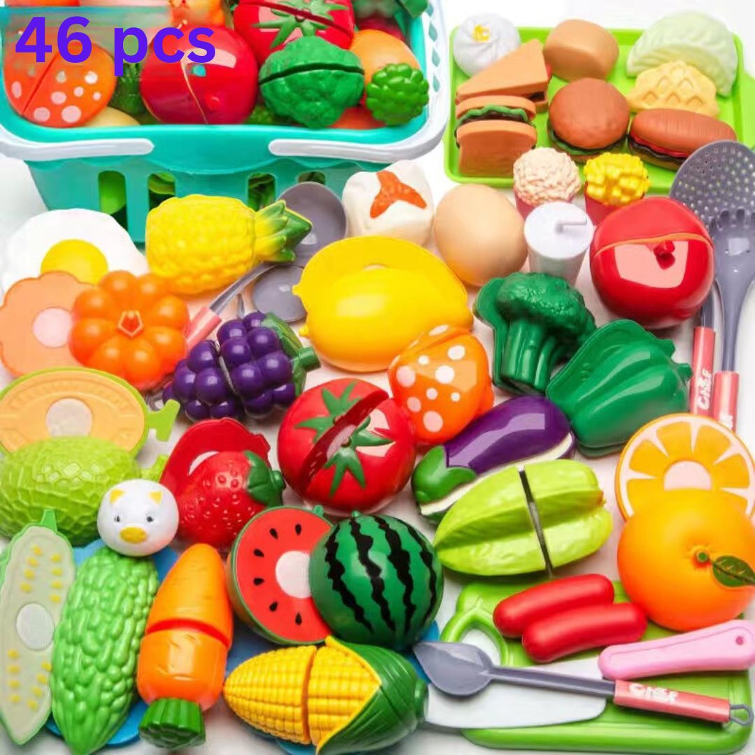 Obst und Gemüse Schneide Spielset