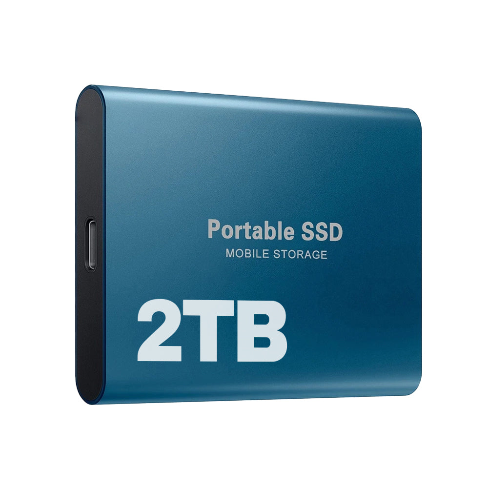 Externe SSD, tragbar, USB-C, Solid State Speicher