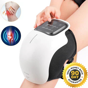 kaufsy | Knie-Massagegerät mit Wärmebehandlung | Schmerztherapie & Gelenkerholung - Tragbare beheizte Knie-Massage für Komfort & Mobilität