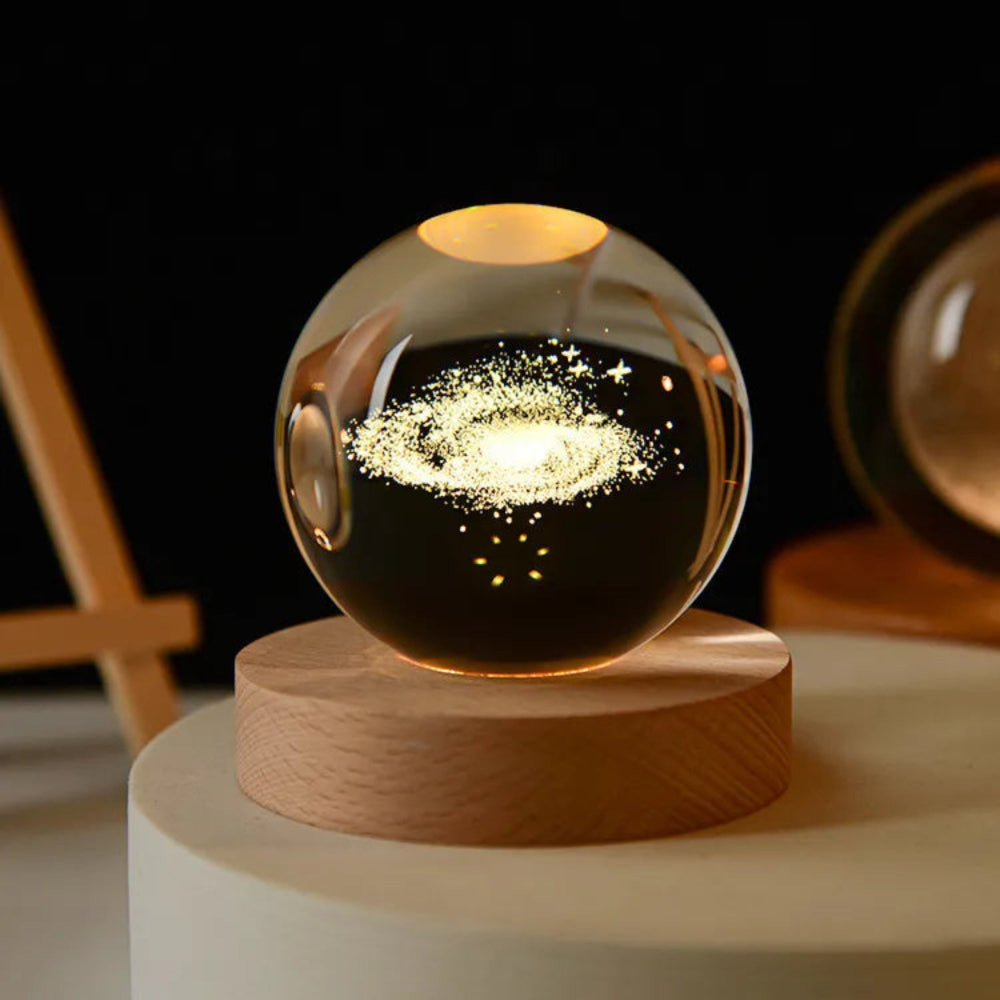 3D-gravierte Universum-Lampe - Kosmisches Licht für Ihren Raum