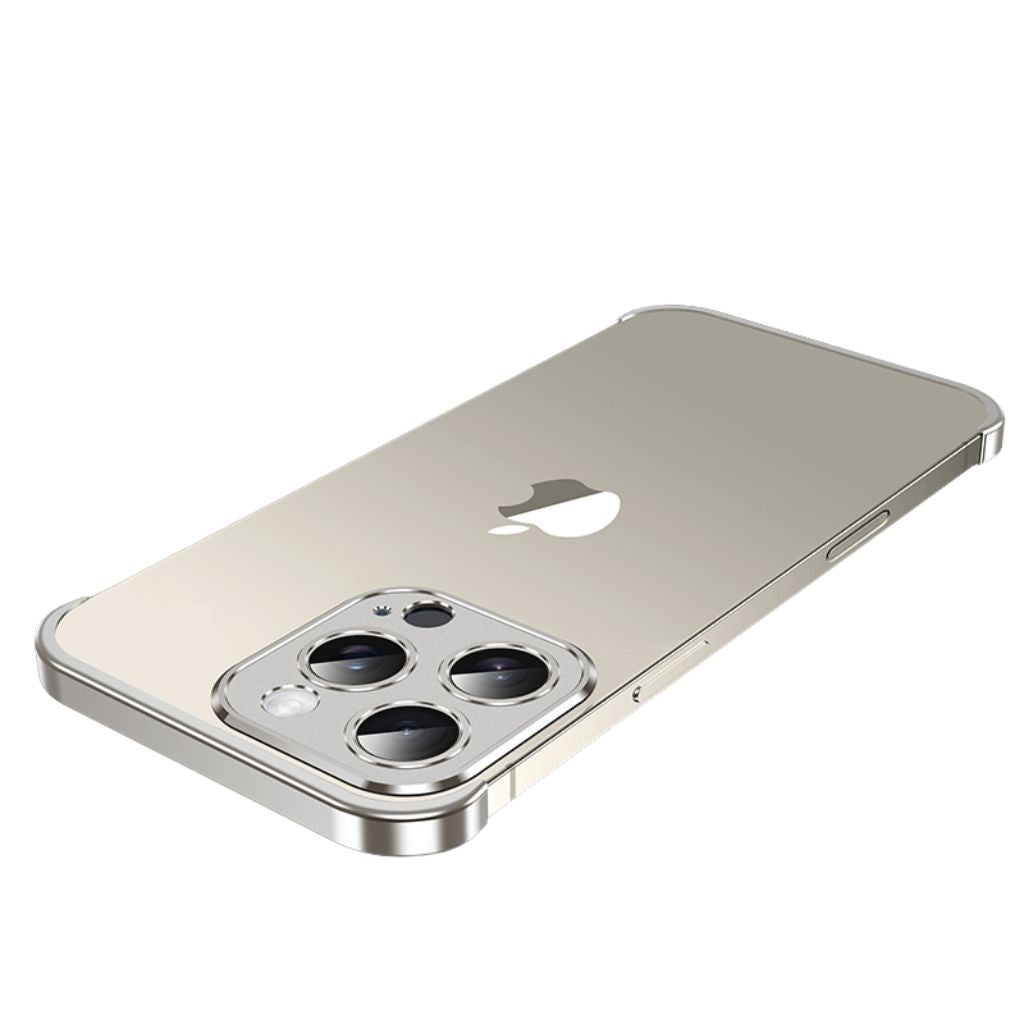 Smartphone Hülle, schlank, minimalistischer Metall-Schutz