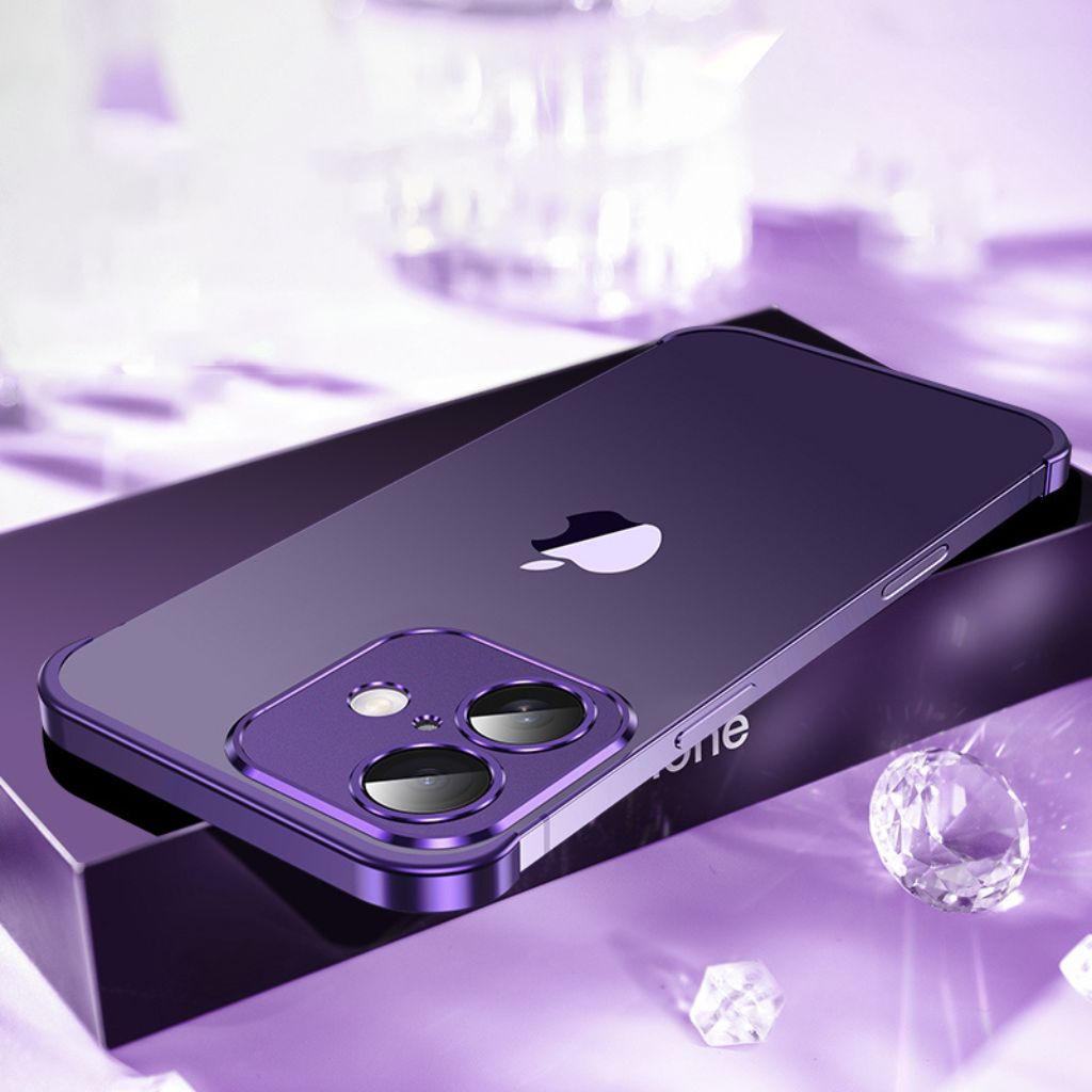 Smartphone Hülle, schlank, minimalistischer Metall-Schutz