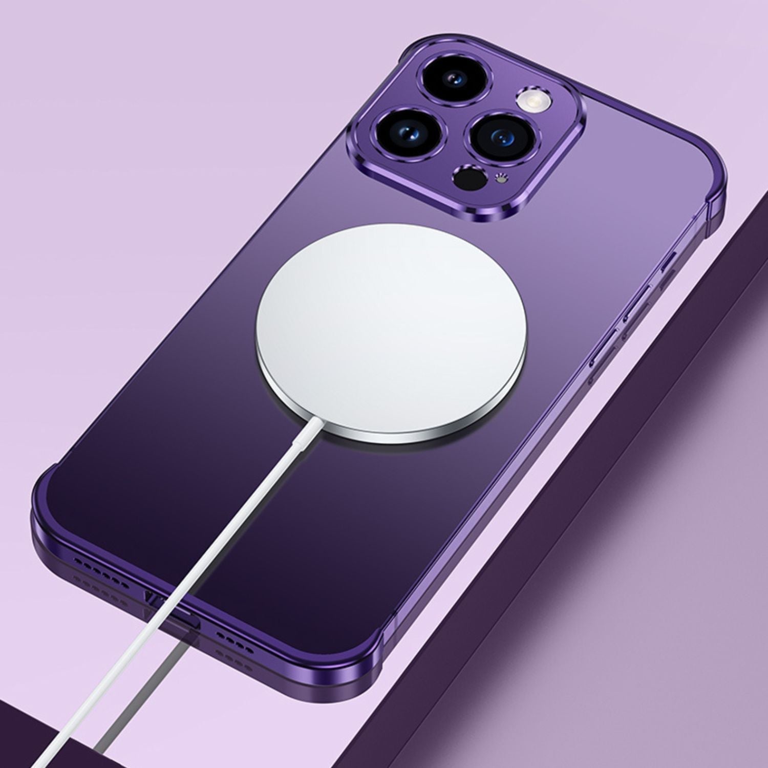 Smartphone Hülle, schlank, minimalistischer Metall-Schutz