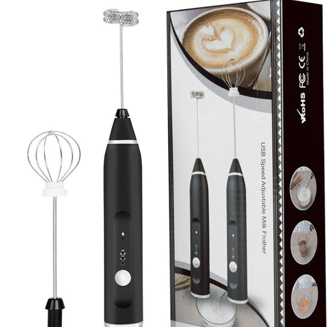 kaufsy | Kabellose Milchaufschäumer Elektrischer Handmixer Mit USB